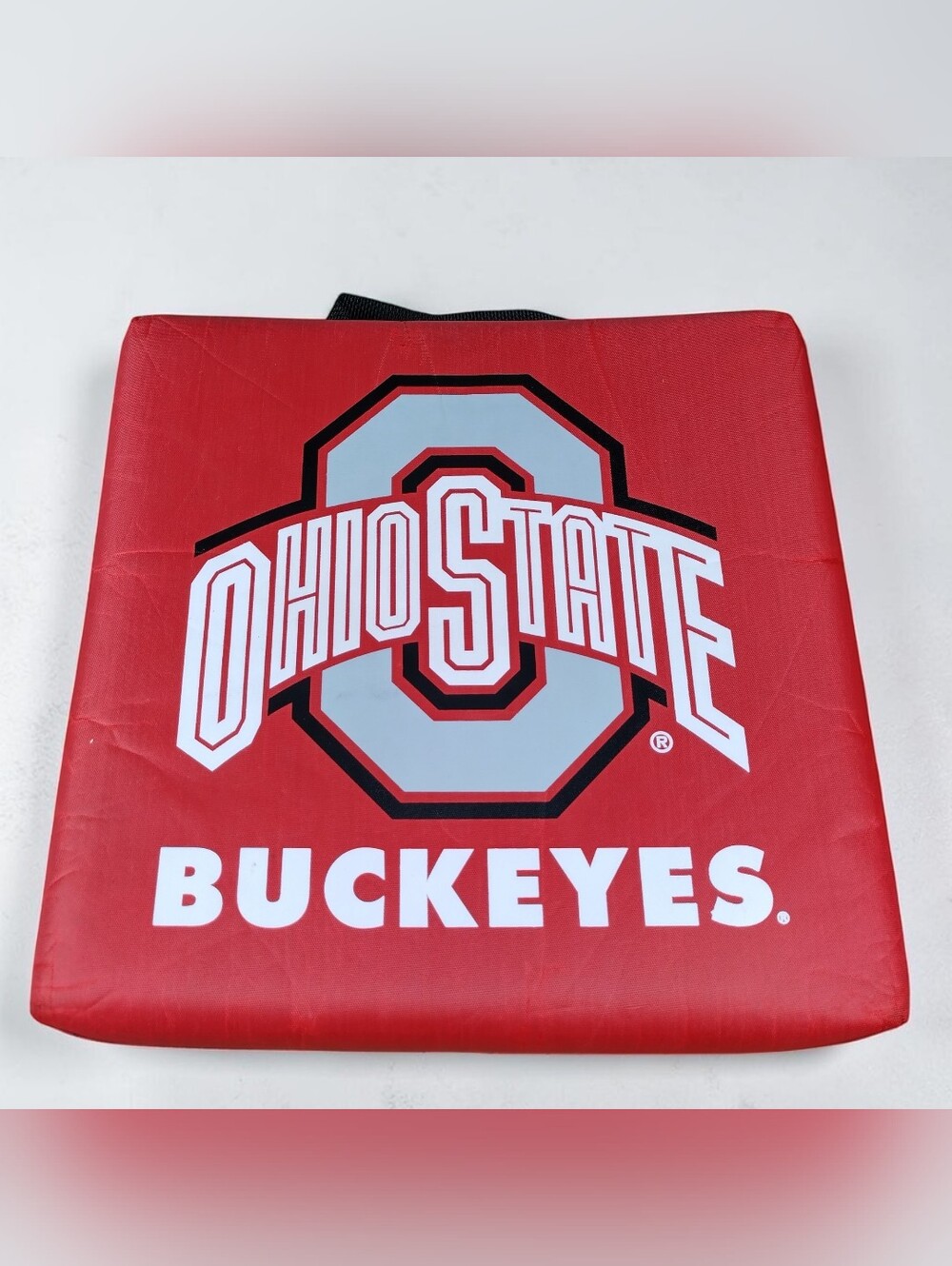 Ohio State Buckeyes Stadium Seat Cushion Tote Red Bleacher Travel Pad